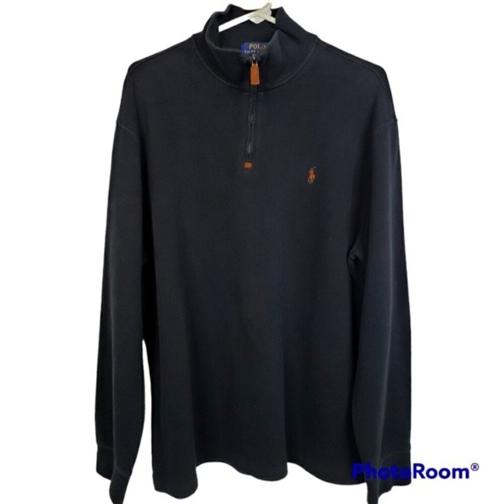 Polo Ralph Lauren Mens 1/4 Zip Long Sleeve Pullover Size XL